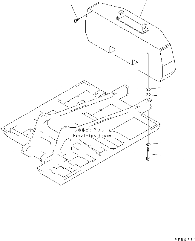 Схема запчастей Komatsu PC400 - ПРОТИВОВЕС (8 KG) (ПЕТЛЯ ТИП) (EC СПЕЦ-Я.)(№-) СИСТЕМА УПРАВЛЕНИЯ И ОСНОВНАЯ РАМА