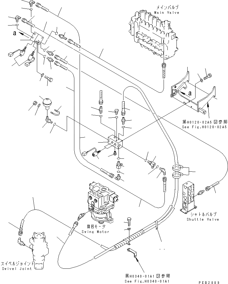 Схема запчастей Komatsu PC400-6Z - СОЛЕНОИДНЫЙ КЛАПАН (БЕЗ ПРЕДОТВРАЩ. СМЕЩЕНИЯ)(№-999) ГИДРАВЛИКА