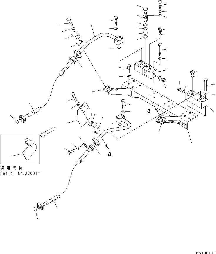 Схема запчастей Komatsu PC400-6 - НАВЕСНОЕ ОБОРУД-Е ( АКТУАТОР) (CROSS КЛАПАН И КОРПУС)(№-9) ГИДРАВЛИКА