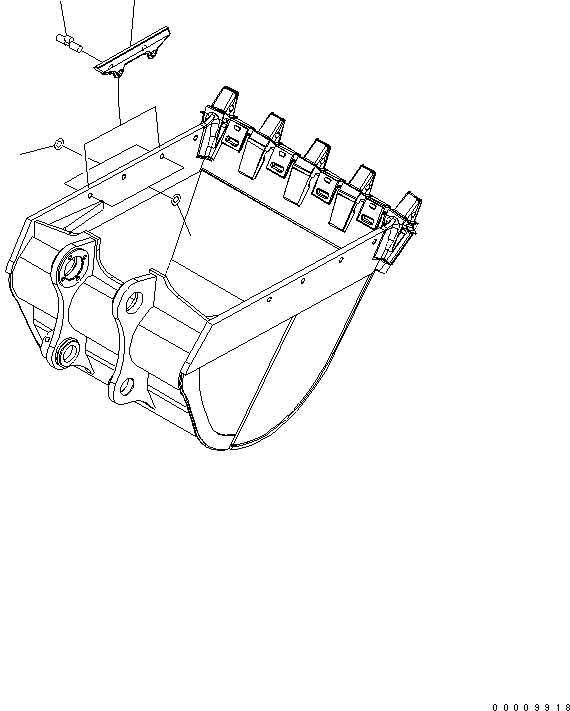 Схема запчастей Komatsu PC400-7-M1 - БОКОРЕЗЫ (УСИЛ.) РАБОЧЕЕ ОБОРУДОВАНИЕ