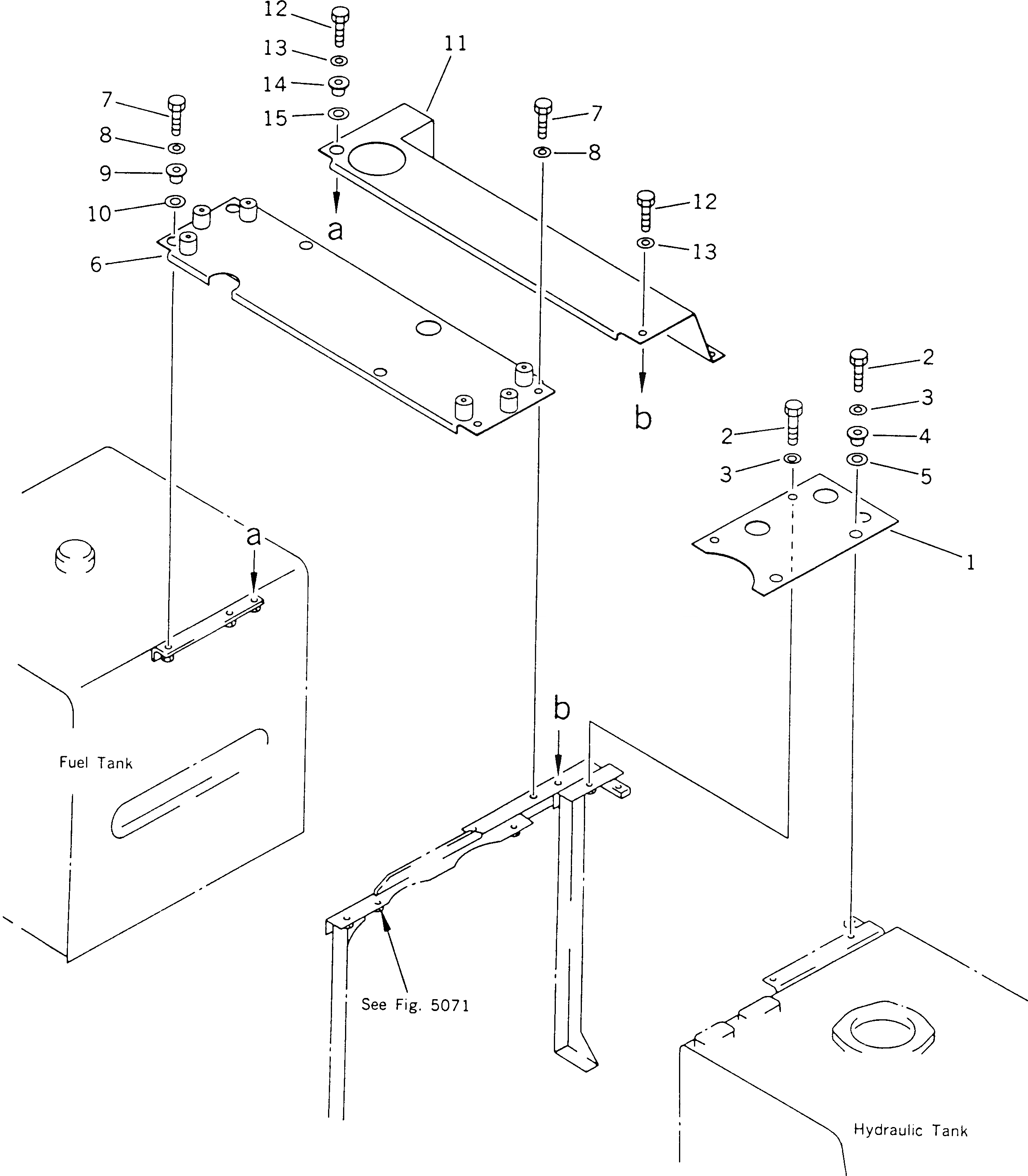 Схема запчастей Komatsu PC400-5D - COVER ЧАСТИ КОРПУСА