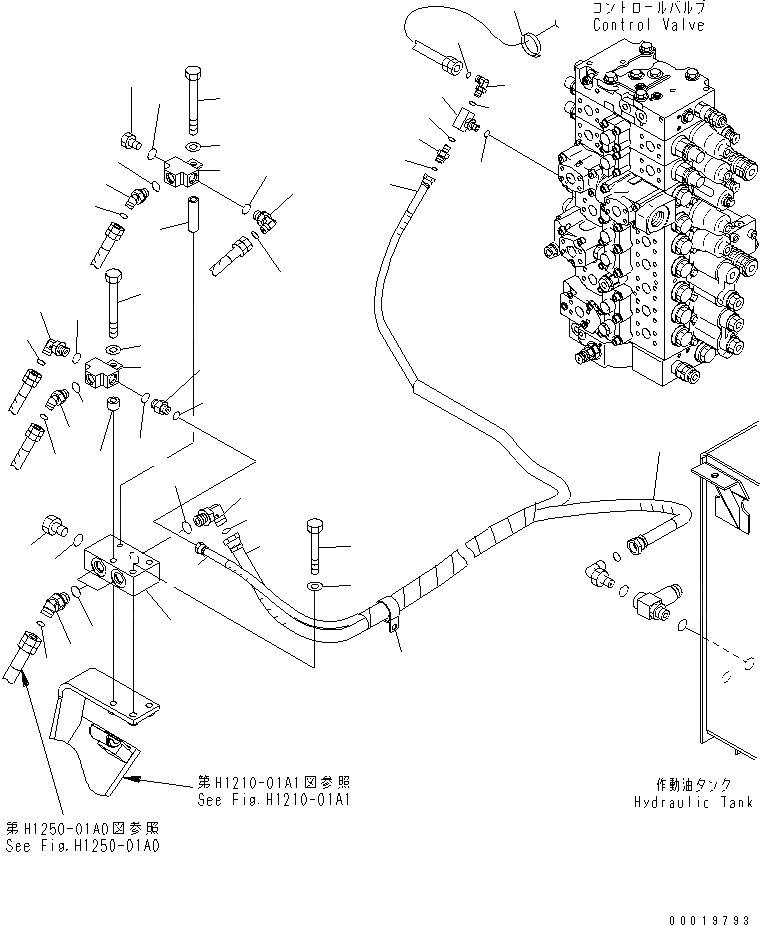 Схема запчастей Komatsu PC400-7 - ANTI-DROP КЛАПАН ТРУБЫ (СТРЕЛА) (ШАССИ) ГИДРАВЛИКА