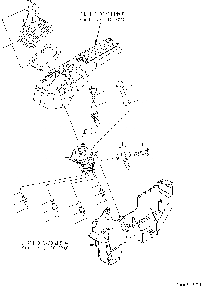 Схема запчастей Komatsu PC400-7 - ОСНОВН. КОНСТРУКЦИЯ (ПОЛ) (РЫЧАГ И КЛАПАН) (ПРАВ.) (ДЛЯ ПОГРУЗ.) (СПЕЦ-Я -40С)(№7-) КАБИНА ОПЕРАТОРА И СИСТЕМА УПРАВЛЕНИЯ