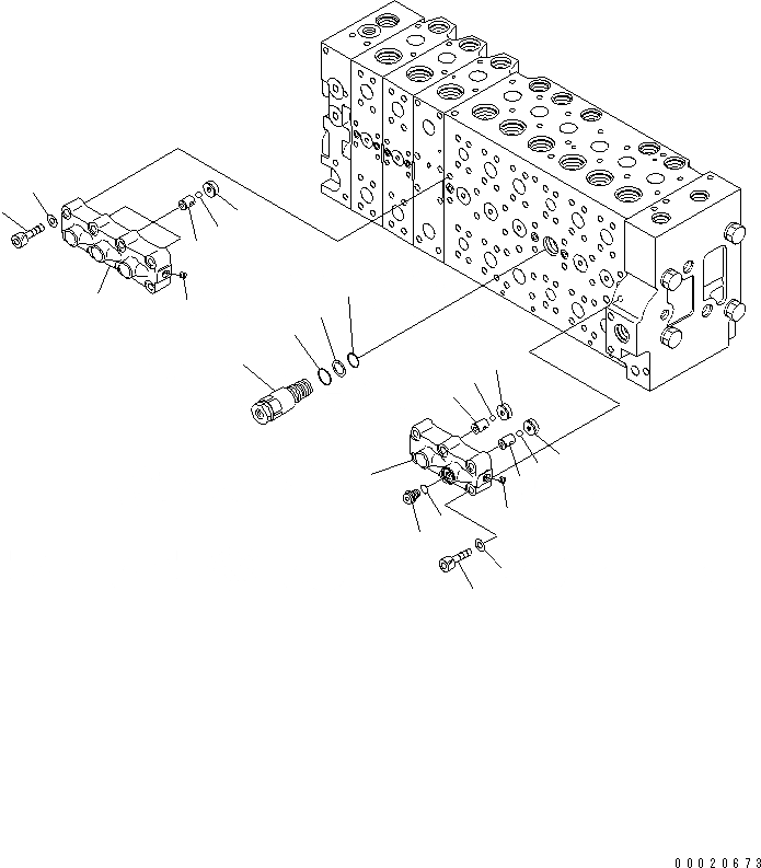 Схема запчастей Komatsu PC400-7 - УПРАВЛЯЮЩ. КЛАПАН (-АКТУАТОР) (/) (ДЛЯ ПОГРУЗ.) (СПЕЦ-Я -40С)(№7-) ОСНОВН. КОМПОНЕНТЫ И РЕМКОМПЛЕКТЫ