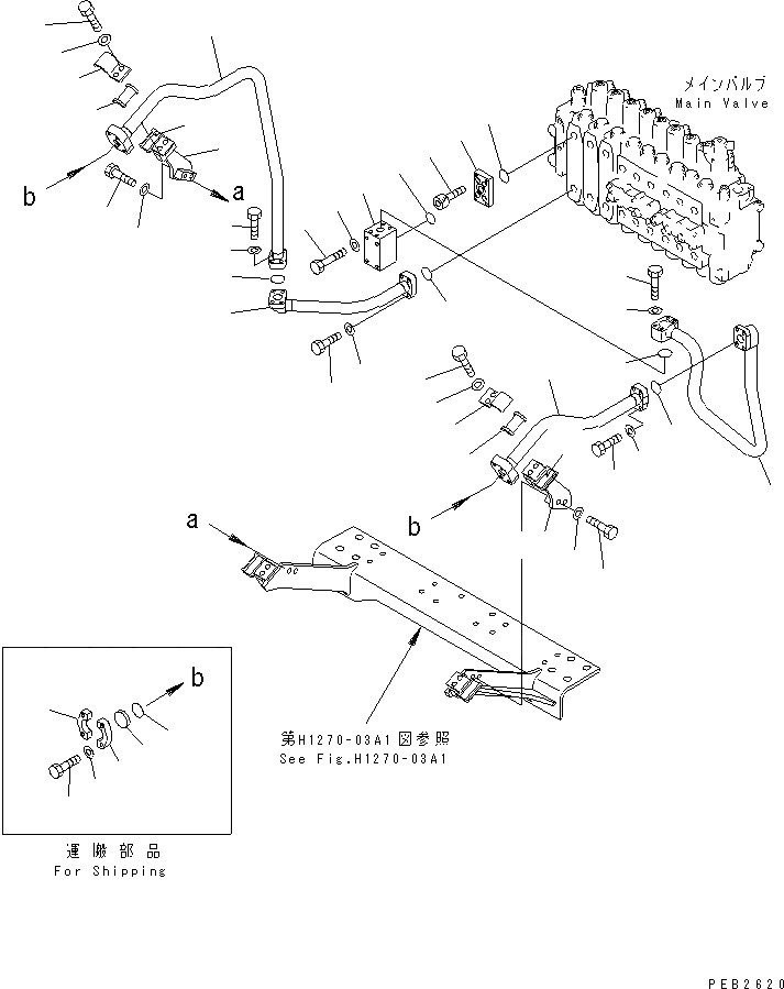 Схема запчастей Komatsu PC400LC-6 - НАВЕСНОЕ ОБОРУД-Е ( АКТУАТОР) ГИДРАВЛИКА