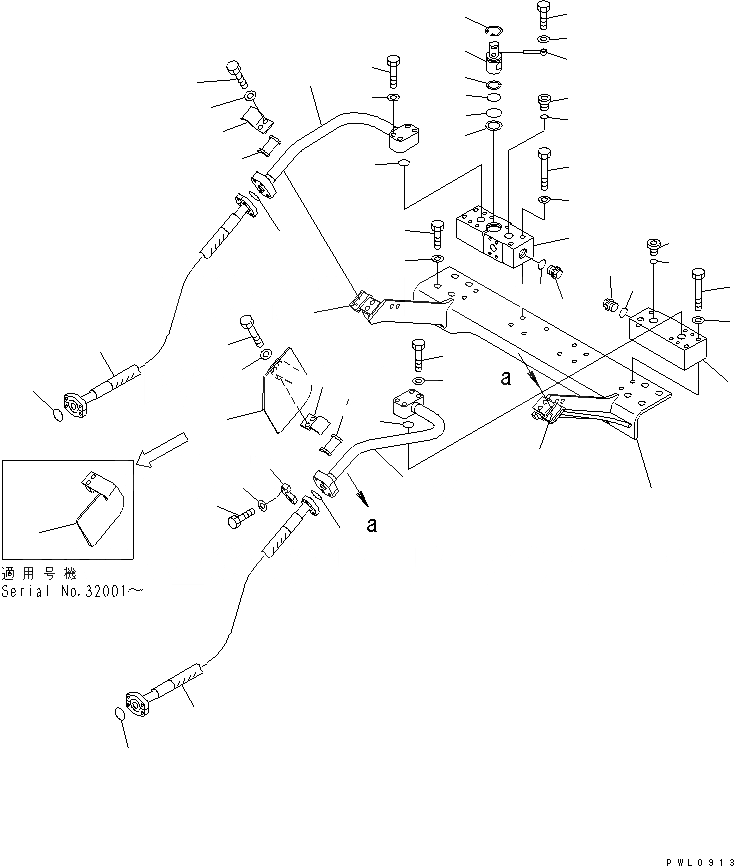 Схема запчастей Komatsu PC400LC-6 - НАВЕСНОЕ ОБОРУД-Е ( АКТУАТОР) (CROSS КЛАПАН И КОРПУС)(№-9) ГИДРАВЛИКА