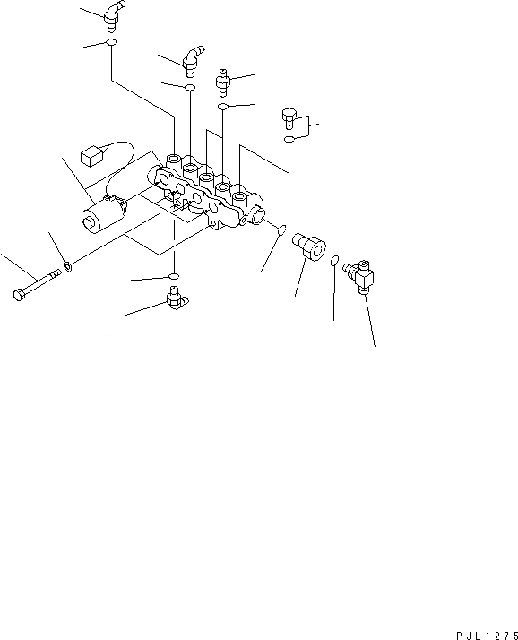 Схема запчастей Komatsu PC400LC-6Z - СОЛЕНОИДНЫЙ КЛАПАН(№-) ГИДРАВЛИКА