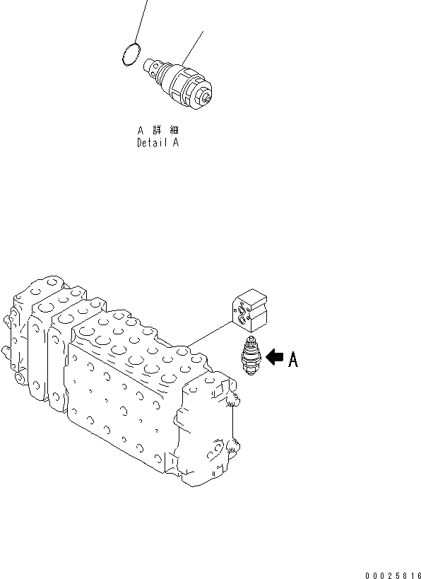 Схема запчастей Komatsu PC400LC-6Z - ОСНОВН. КЛАПАН (-АКТУАТОР) (9/) (ДЛЯ OFFSET СТРЕЛА)(№9-) ОСНОВН. КОМПОНЕНТЫ И РЕМКОМПЛЕКТЫ