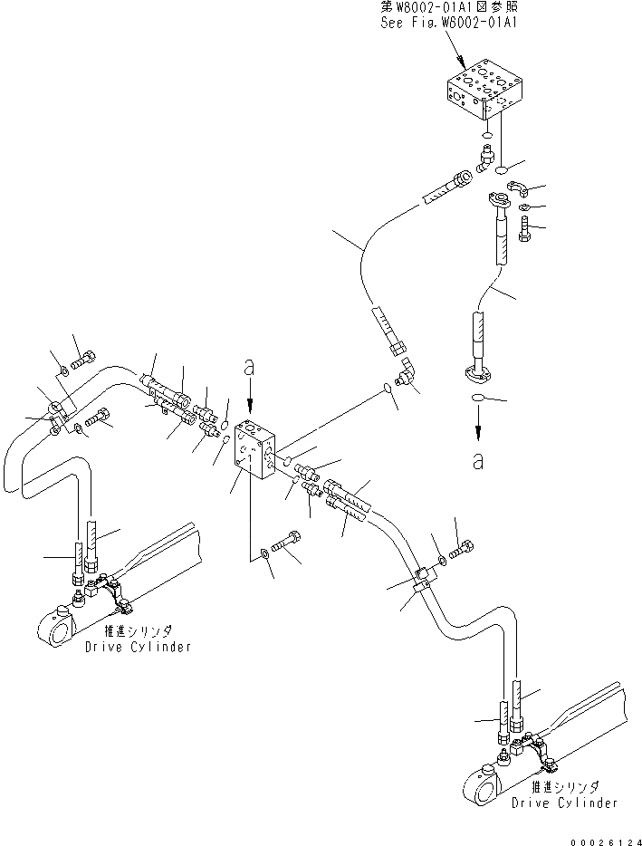 Схема запчастей Komatsu PC400LC-6Z - PIPE LOOPER ТРУБЫ (ПРИВОД ЛИНИЯ ЦИЛИНДРАS)(№9-) РАЗНОЕ