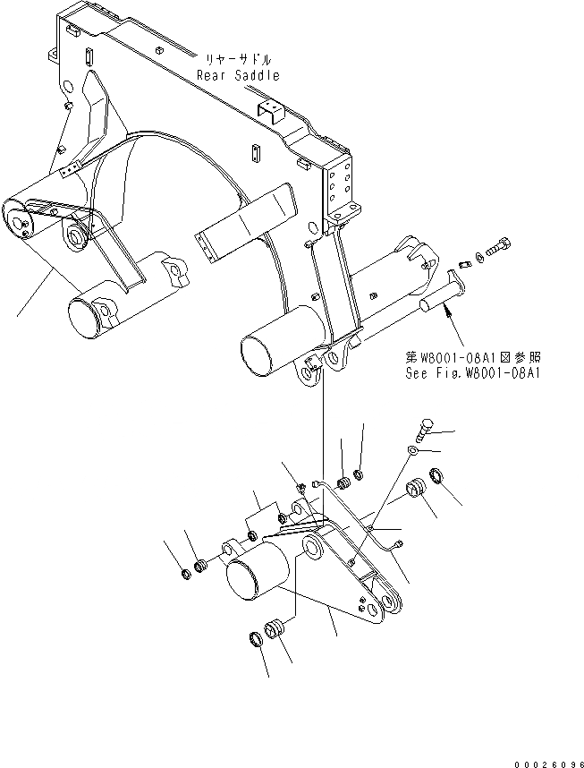 Схема запчастей Komatsu PC400LC-6Z - PIPE АДАПТЕР () (ЗАДН. РУКОЯТЬ)(№9-) РАЗНОЕ