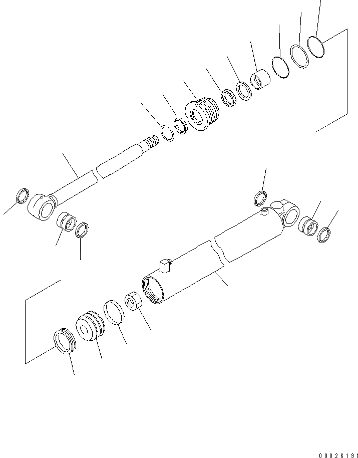 Схема запчастей Komatsu PC400LC-6Z - PIPE LOOPER ЦИЛИНДР (ПЕРЕДН.)(№9-) ОСНОВН. КОМПОНЕНТЫ И РЕМКОМПЛЕКТЫ