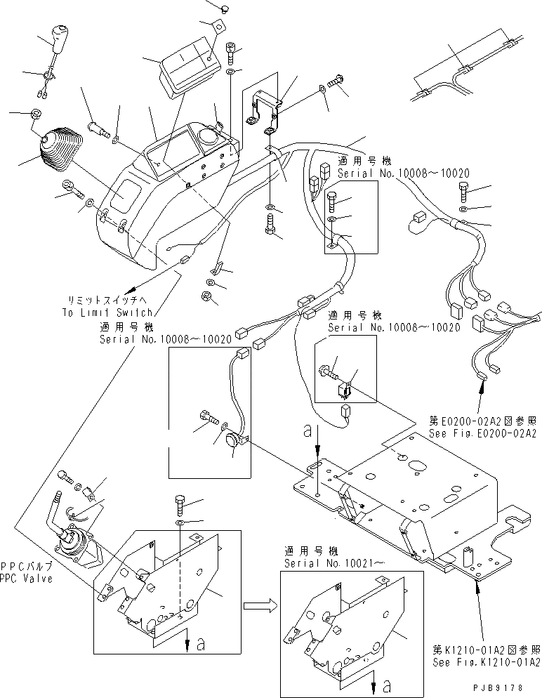 Схема запчастей Komatsu PC400ST-6 - ПРАВ. СТОЙКА (РЫЧАГ И COVER) (РЫЧАГ С КЛАПАНОМ PPC)    (ПОГРУЗ.)(№-) КАБИНА ОПЕРАТОРА И СИСТЕМА УПРАВЛЕНИЯ