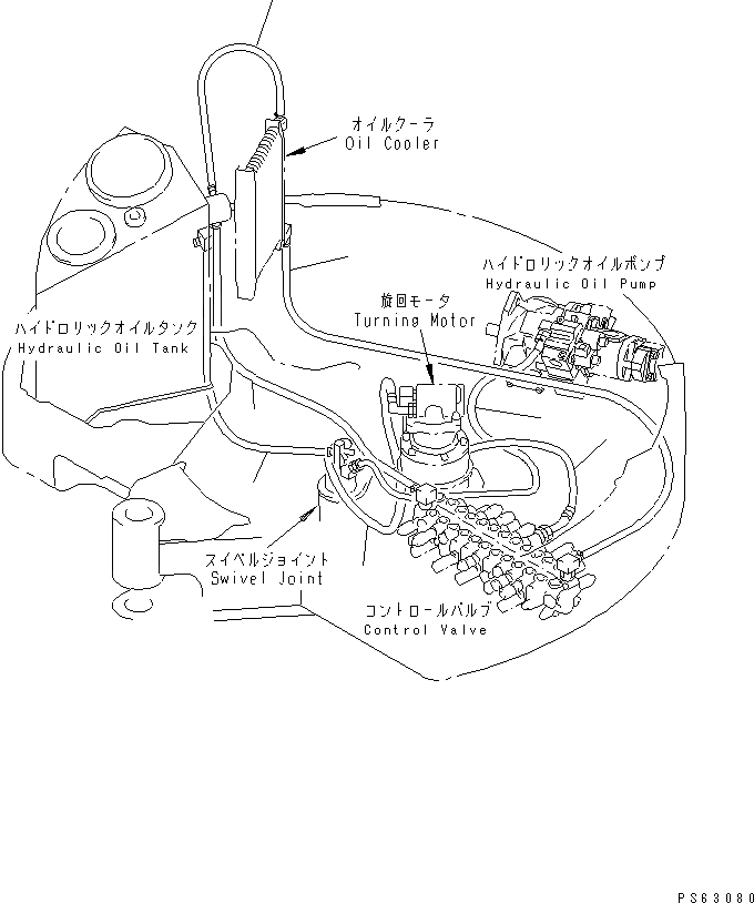 Схема запчастей Komatsu PC40FR-1 - ЧАСТИ ДЛЯ ПЕРИОДИЧ. ЗАМЕНЫ (/) (ГИДРАВЛ RET. ШЛАНГИ) ЧАСТИ BOOK