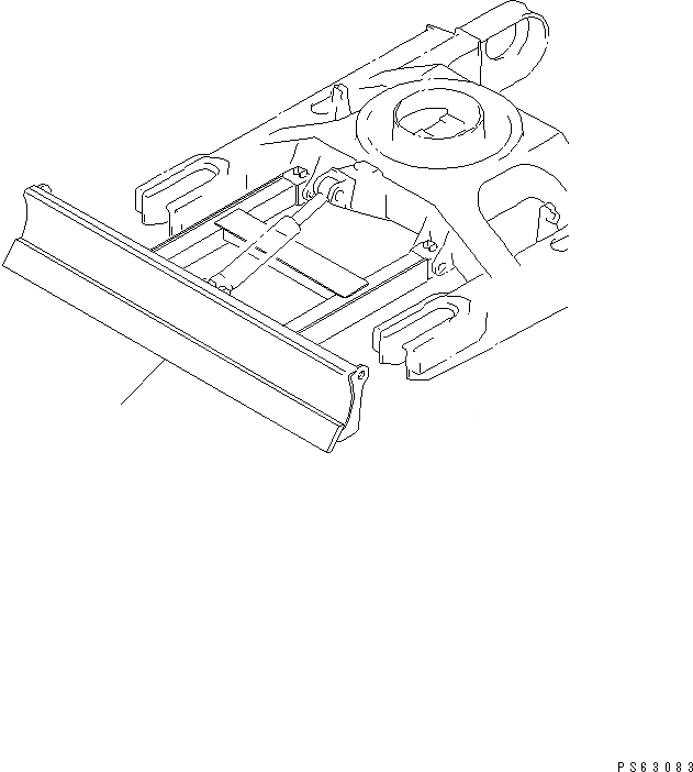 Схема запчастей Komatsu PC40FR-1 - ОТВАЛ ЧАСТИ BOOK