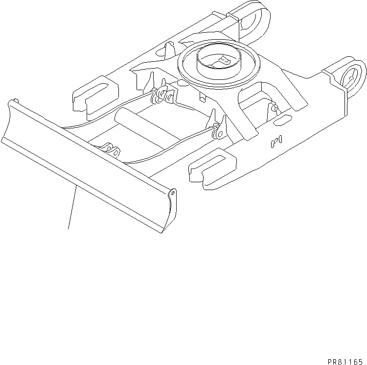 Схема запчастей Komatsu PC40FR-2 - ОТВАЛ ЧАСТИ BOOK