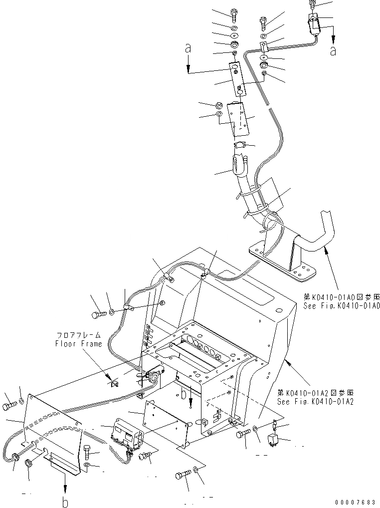 Схема запчастей Komatsu PC40MR-1 - KOMTRAX (ДЛЯ НАВЕСА) (ДЛЯ ПОДЪЕМА РУКОЯТИ) ЭЛЕКТРИКА