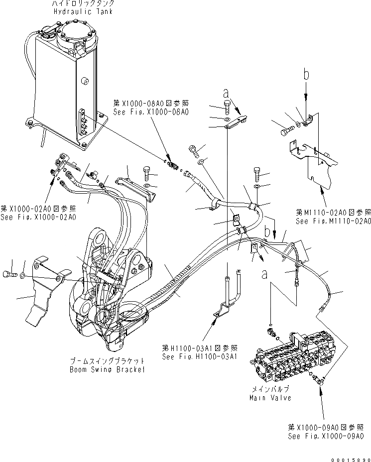 Схема запчастей Komatsu PC40MR-2-AC - РУКОЯТЬ CRANE (АКТУАТОР) СПЕЦ. ОПЦИИ