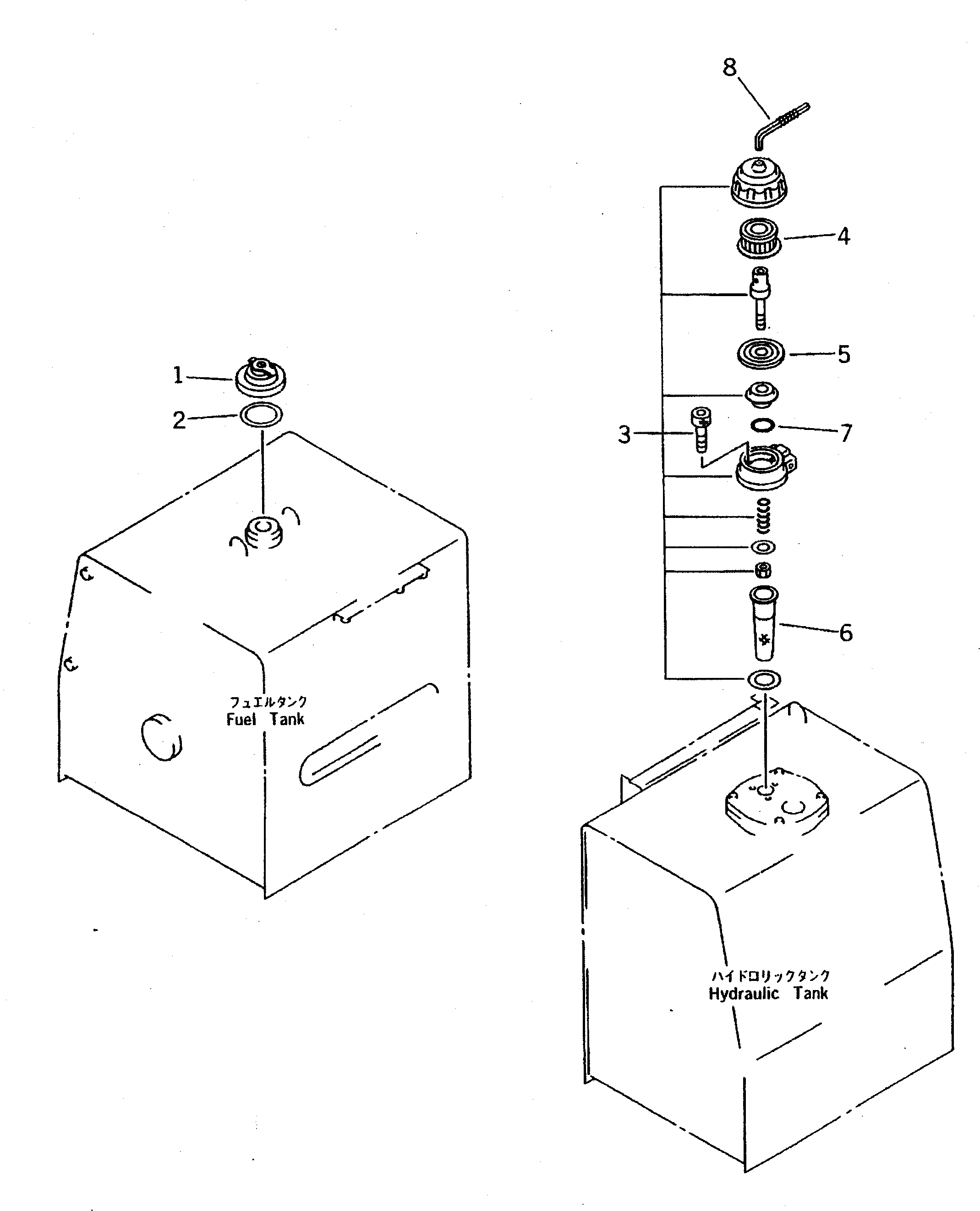 Схема запчастей Komatsu PC410LC-5 - ЗАЩИТА ОТ ВАНДАЛИЗМА(№-8) МАРКИРОВКА¤ ИНСТРУМЕНТ И РЕМКОМПЛЕКТЫ