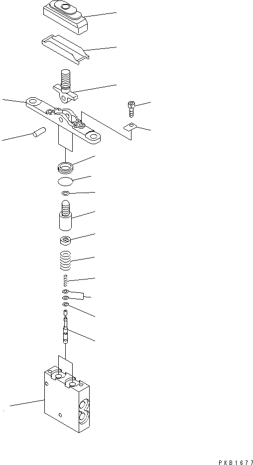 Схема запчастей Komatsu PC450-6K-KE - КЛАПАН PPC(ДЛЯ НАВЕСН. ОБОРУД.) ОСНОВН. КОМПОНЕНТЫ И РЕМКОМПЛЕКТЫ
