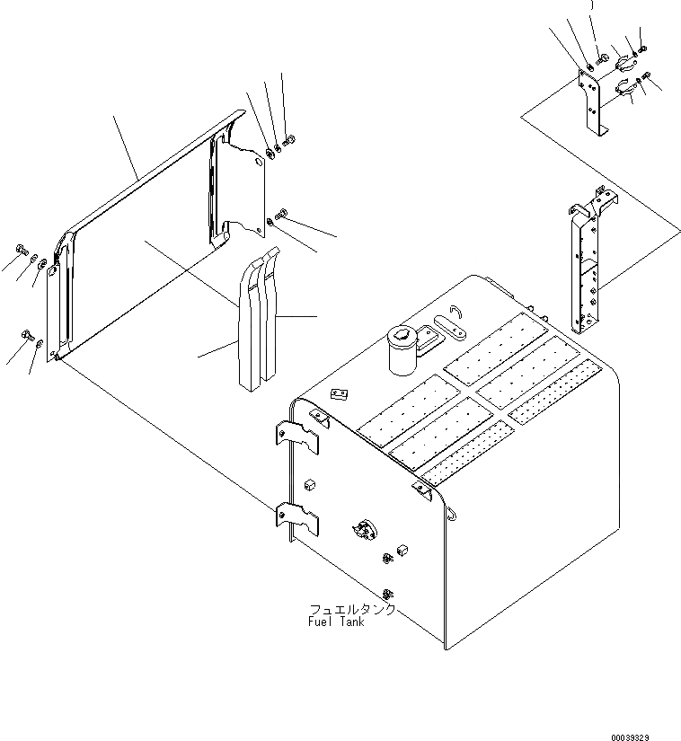 Схема запчастей Komatsu PC450-7K-E0 - ПРАВ. ДВЕРЬ (КАБИНА) (COVER¤ /) ЧАСТИ КОРПУСА