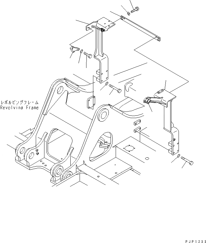 Схема запчастей Komatsu PC450-6K - НАВЕСНОЕ ОБОРУД-Е(№K-) ГИДРАВЛИКА