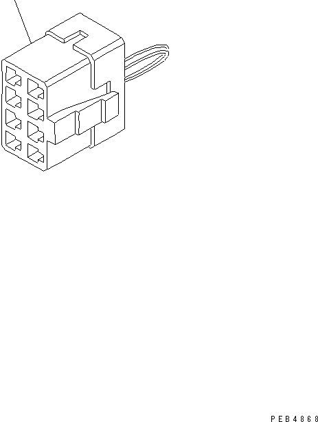 Схема запчастей Komatsu PC450-6K - ПЕРЕКЛЮЧАТЕЛЬ (КОННЕКТОР ВЫБОРА МОДЕЛИ) КАБИНА ОПЕРАТОРА И СИСТЕМА УПРАВЛЕНИЯ