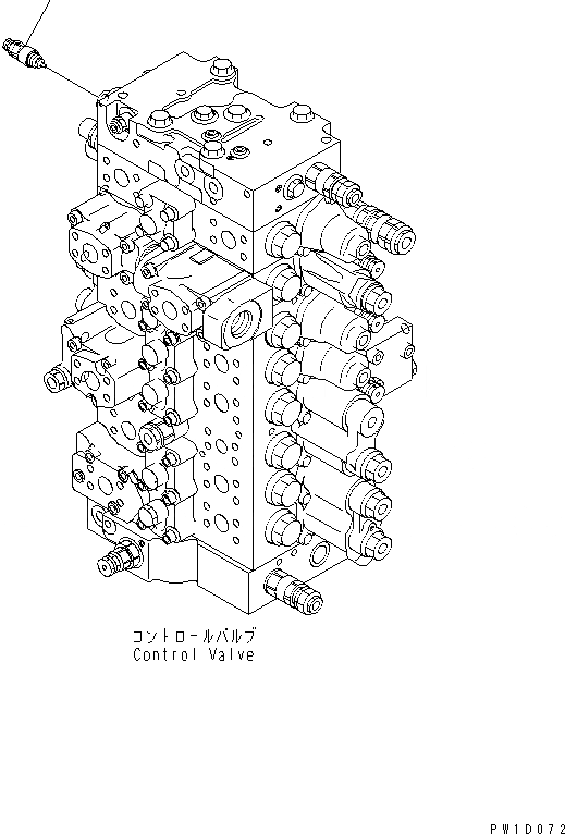 Схема запчастей Komatsu PC450-7 - РАЗГРУЗ. КЛАПАН ( KG/CM) (СЕРВИСНЫЙ КЛАПАН) ГИДРАВЛИКА