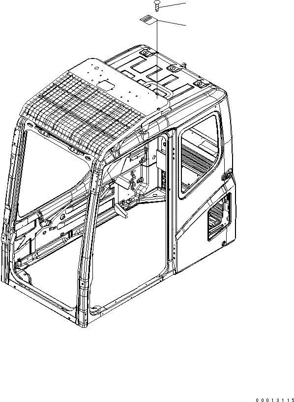 Схема запчастей Komatsu PC450-7-M1 - ПРЕДУПРЕЖДАЮЩ. МАРКИРОВКА (СПЕЦ-Я ДЛЯ РАЗРУШ. ЗДАНИЙ)(№-7) МАРКИРОВКА