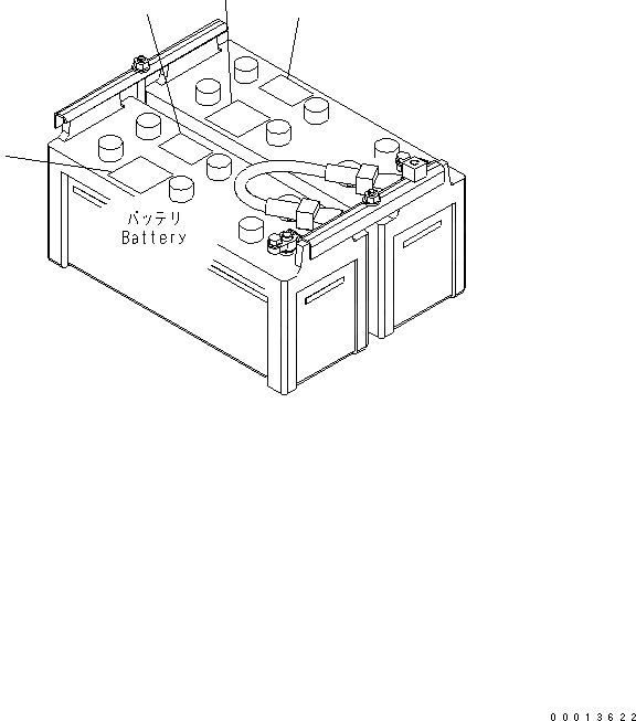 Схема запчастей Komatsu PC450-8 - АККУМУЛЯТОР (ИСПАНИЯ)(№7-) МАРКИРОВКА