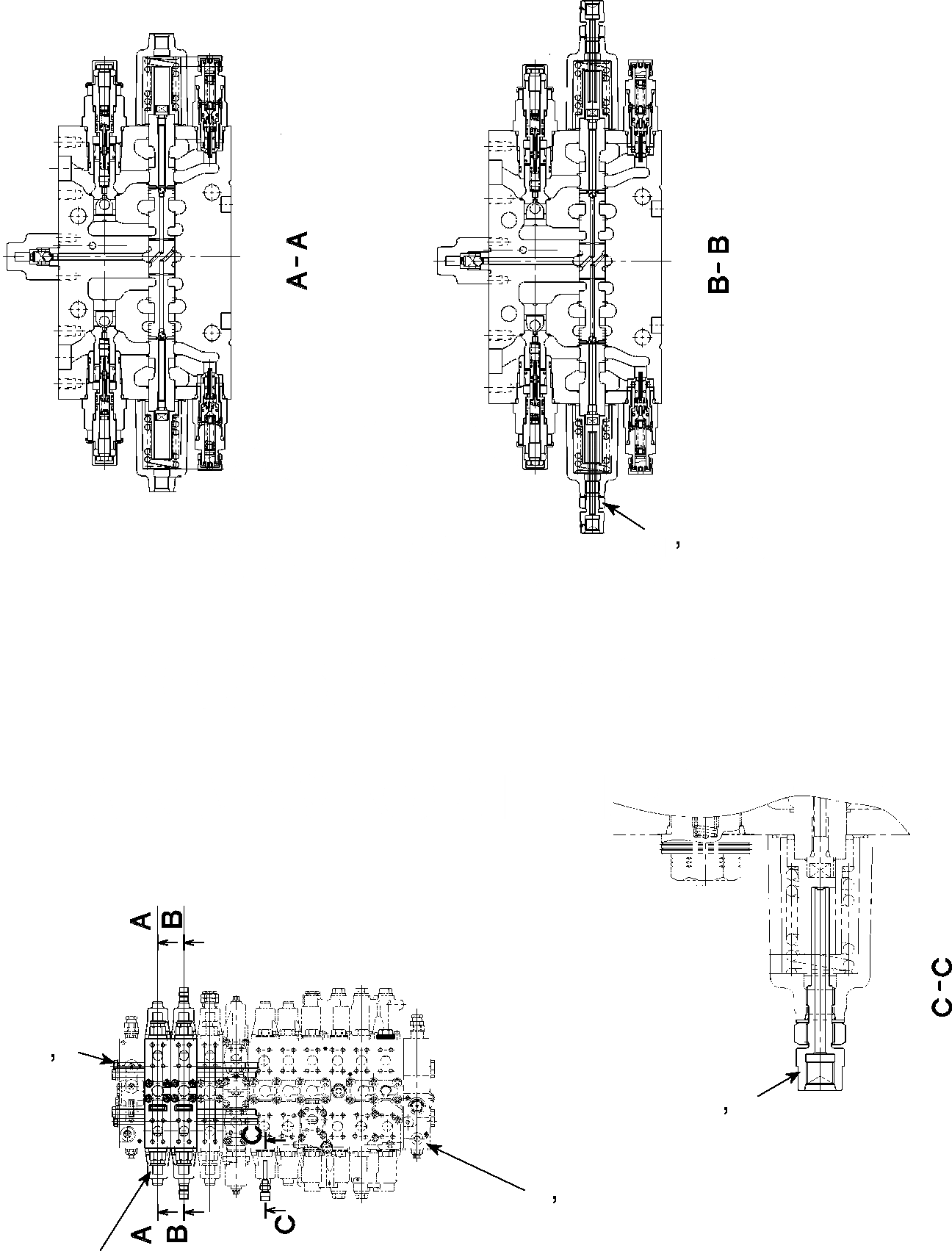 Схема запчастей Komatsu PC450LC-8K HIGH REACH DEMOLITION - УПРАВЛЯЮЩ. КЛАПАН В СБОРЕ TABLE OF CONTENTS PC-8 ВЫС. REACH РАЗРУШ. ЗДАНИЙ