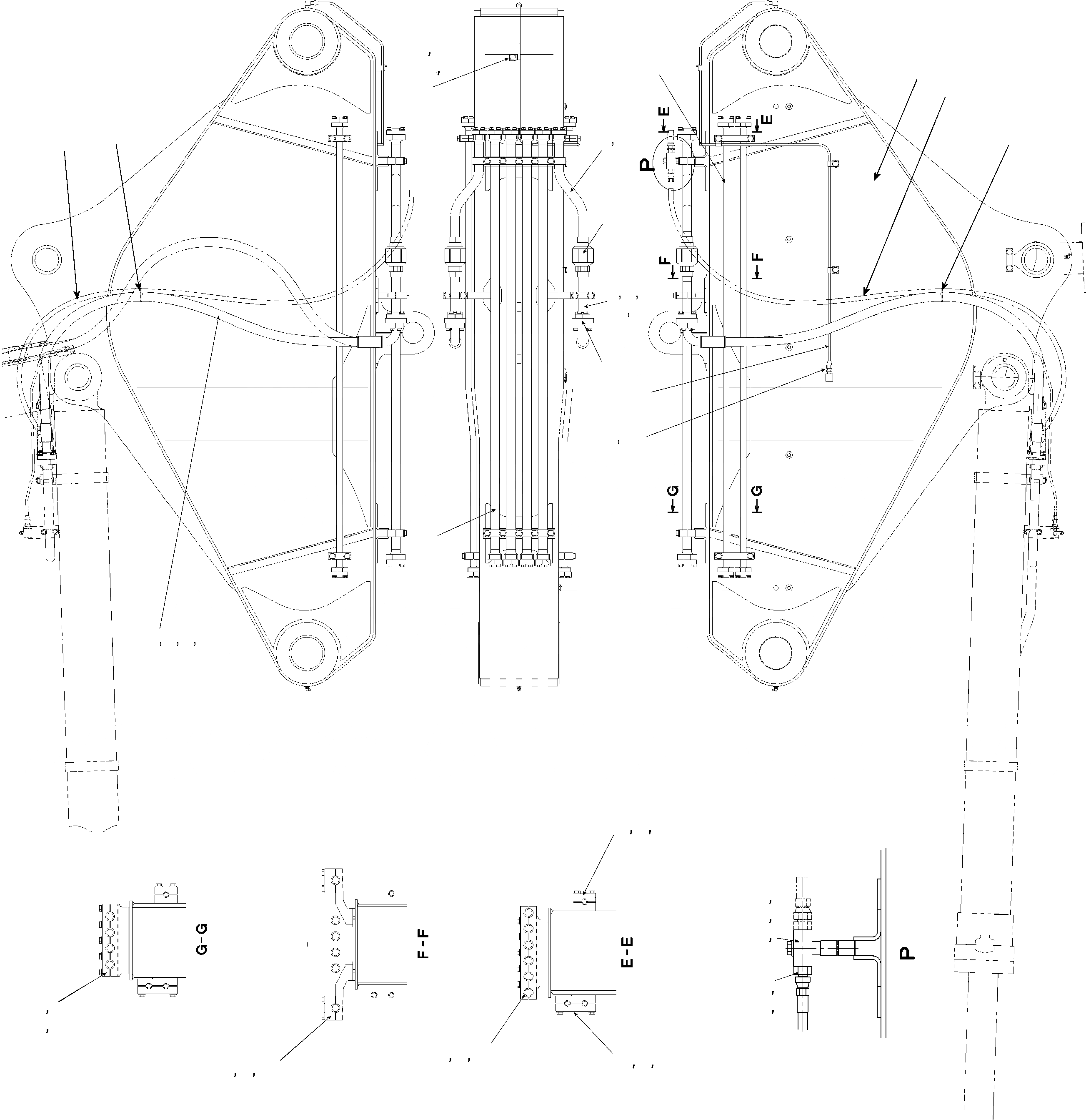 Схема запчастей Komatsu PC450LC-8K HIGH REACH DEMOLITION - MID СОЕДИНИТЕЛЬН. ЗВЕНО ТРУБЫ TABLE OF CONTENTS PC-8 ВЫС. REACH РАЗРУШ. ЗДАНИЙ