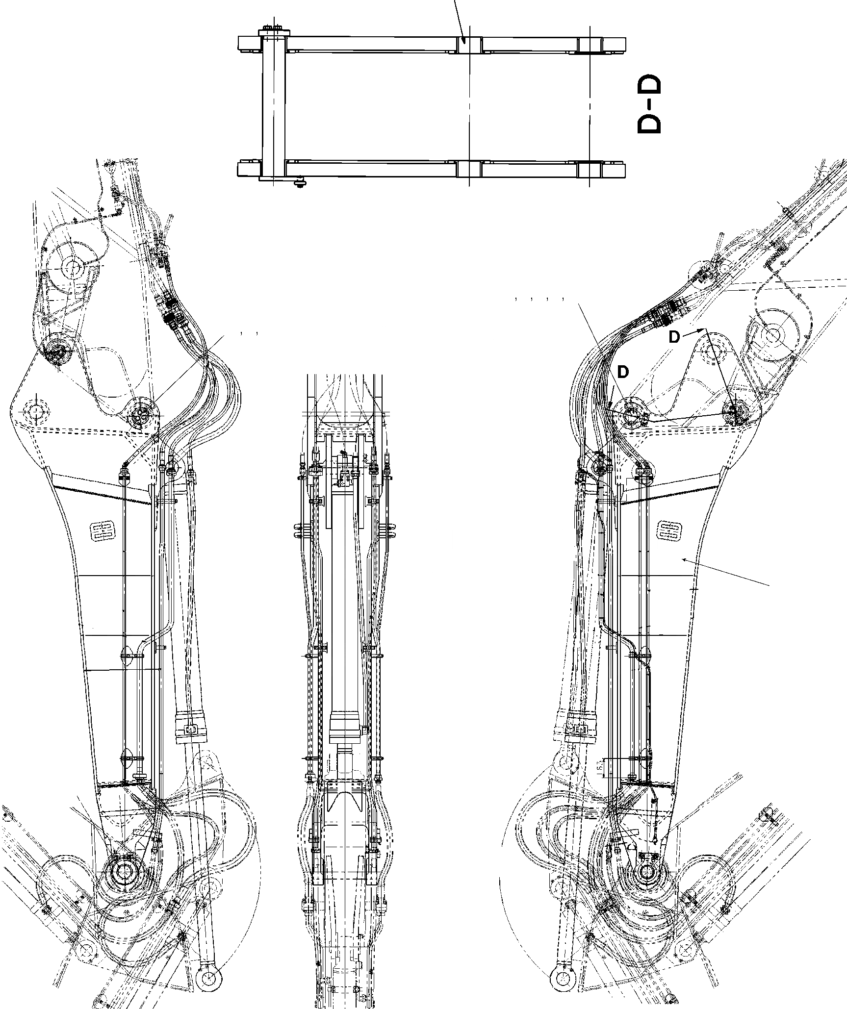 Схема запчастей Komatsu PC450LC-8K HIGH REACH DEMOLITION - DIG СТРЕЛА TABLE OF CONTENTS PC-8 ВЫС. REACH РАЗРУШ. ЗДАНИЙ