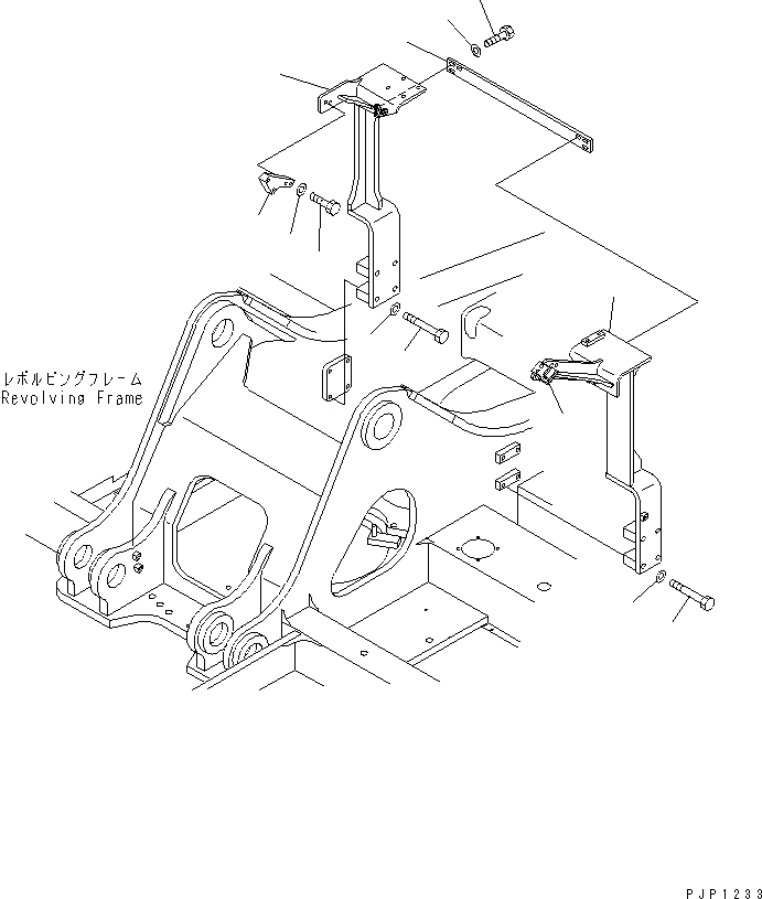 Схема запчастей Komatsu PC450LC-6K - НАВЕСНОЕ ОБОРУД-Е(№K-) ГИДРАВЛИКА