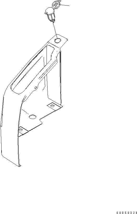 Схема запчастей Komatsu PC450LCHD-8 - ПЛАСТИНА (НАПРЯЖ. 12В) (LCHD) U МАРКИРОВКА