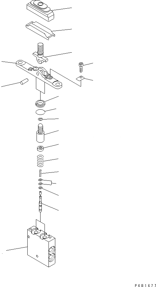 Схема запчастей Komatsu PC450LC-6K-KE - КЛАПАН PPC(ДЛЯ НАВЕСН. ОБОРУД.) ОСНОВН. КОМПОНЕНТЫ И РЕМКОМПЛЕКТЫ