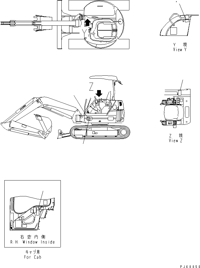 Схема запчастей Komatsu PC45MRX-1 - MULTI PATERN (ПЛАСТИНА) (ISO - BH)(№-) ГИДРАВЛИКА