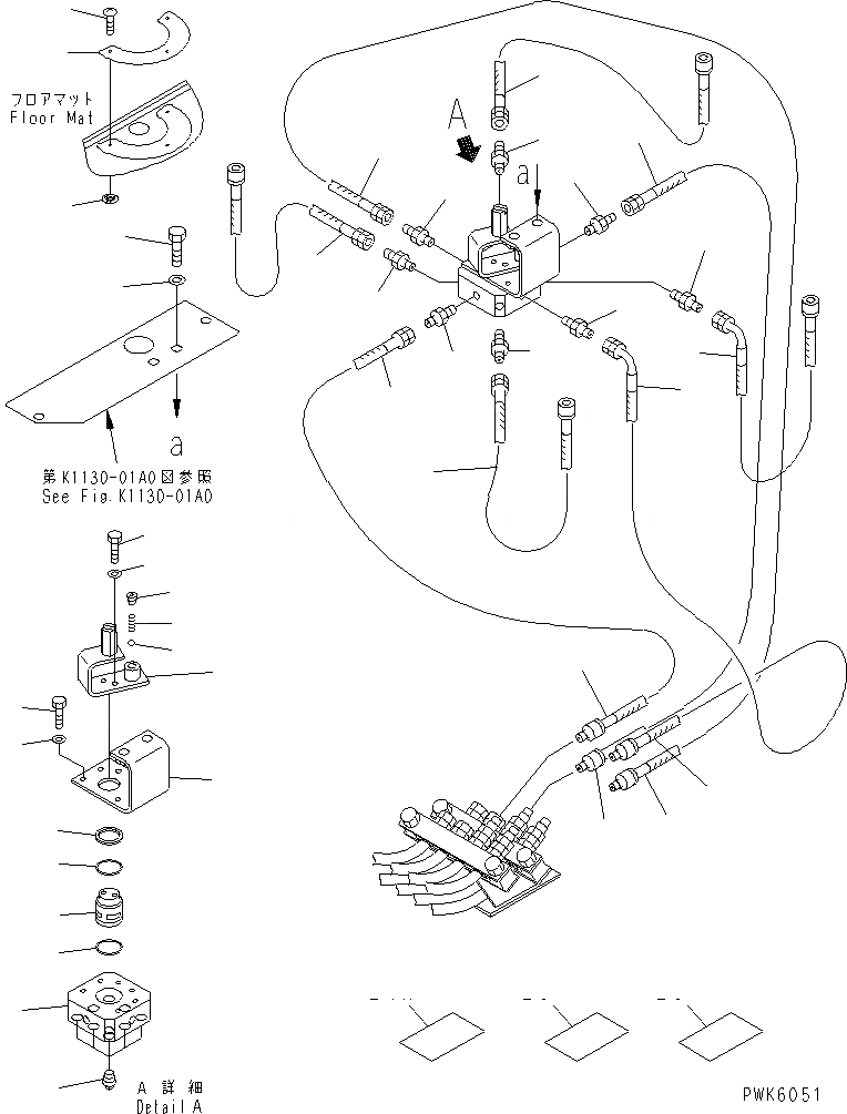 Схема запчастей Komatsu PC45R-8 - MULTI PATERN (WAY) ГИДРАВЛИКА