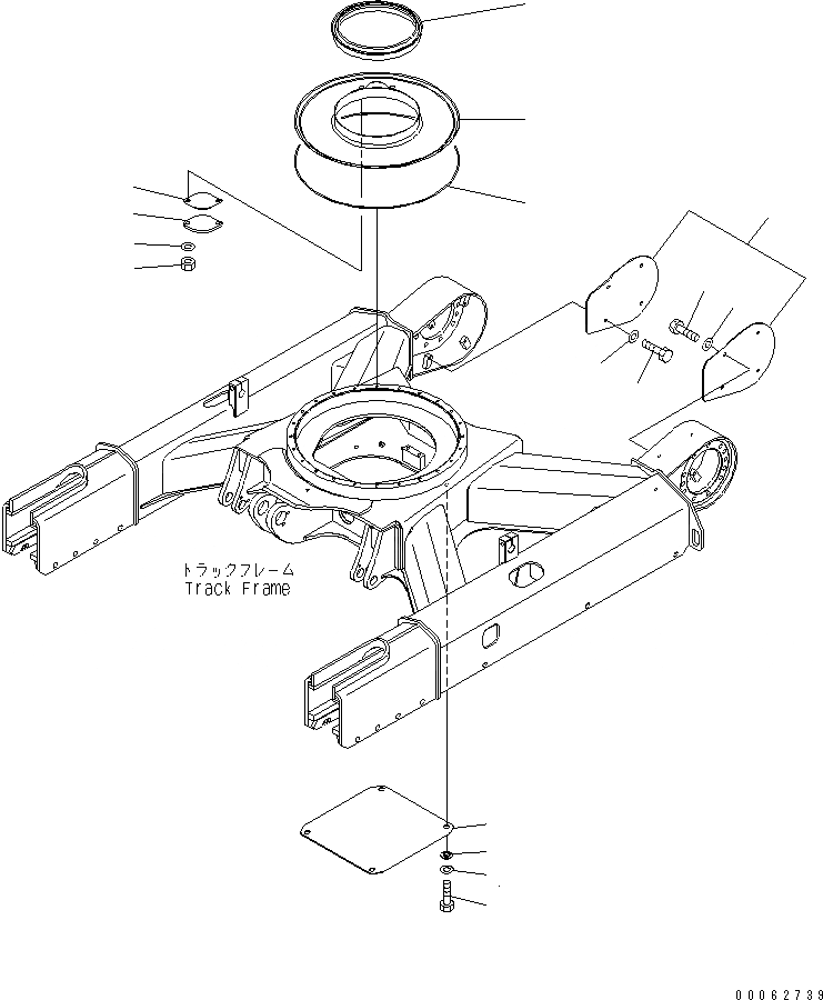 Схема запчастей Komatsu PC50MR-2 - КРЫШКИ (ДЛЯ СЕВ. АМЕРИКИ)(№87-) ХОДОВАЯ