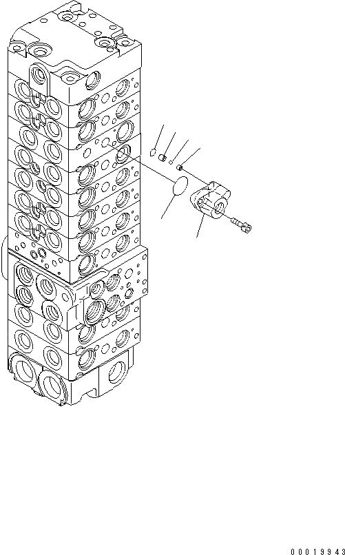 Схема запчастей Komatsu PC50MR-2 - ОСНОВН. КЛАПАН (-КЛАПАН) (ДЛЯ POWER ANLGLE ОТВАЛ) (8/) ОСНОВН. КОМПОНЕНТЫ И РЕМКОМПЛЕКТЫ