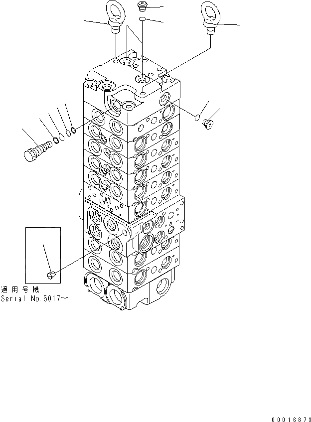 Схема запчастей Komatsu PC50MR-2 - ОСНОВН. КЛАПАН (8-КЛАПАН) (9/)(№-) ОСНОВН. КОМПОНЕНТЫ И РЕМКОМПЛЕКТЫ