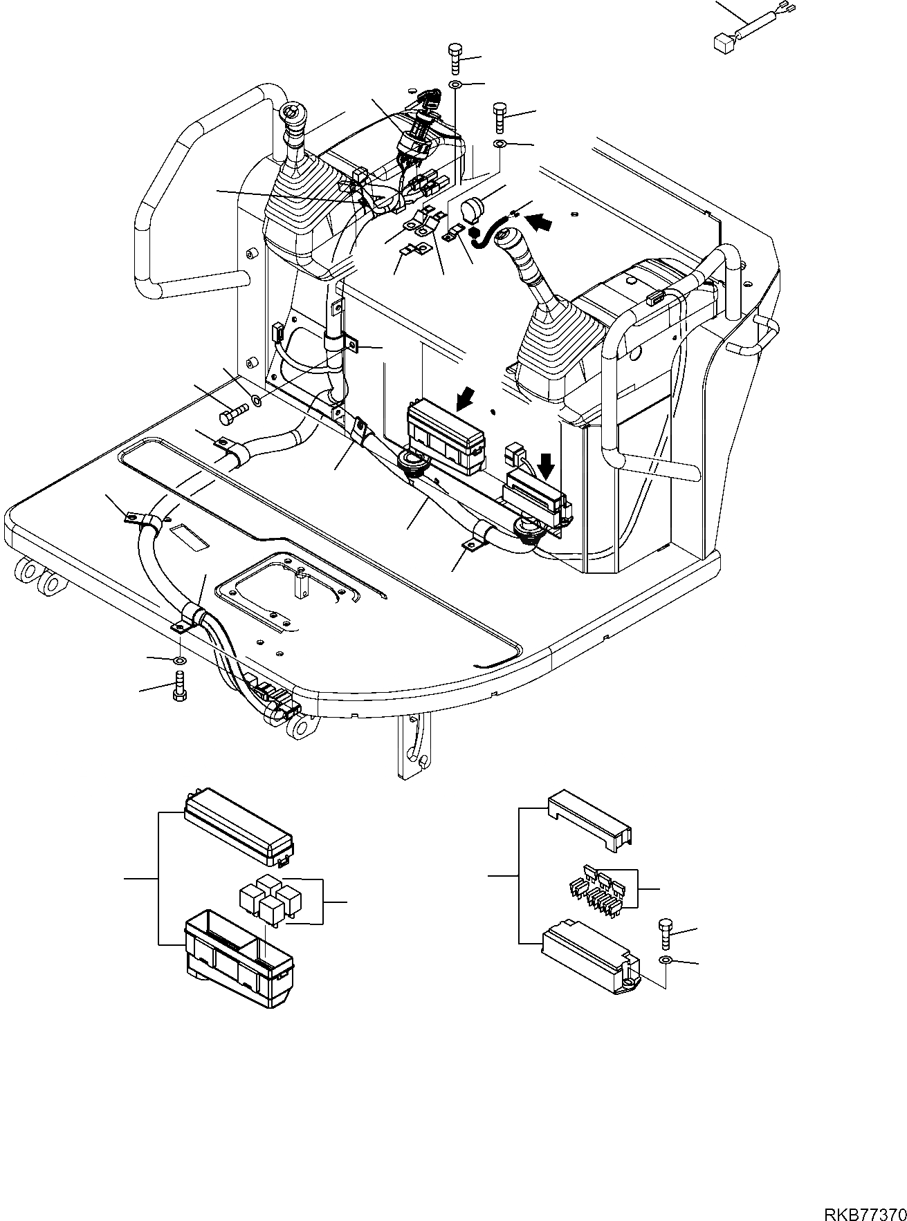 Схема запчастей Komatsu PC50MR-2 - ЭЛЕКТРИКА (ПЛАТФОРМА ЛИНИЯ) КОМПОНЕНТЫ ДВИГАТЕЛЯ И ЭЛЕКТРИКА