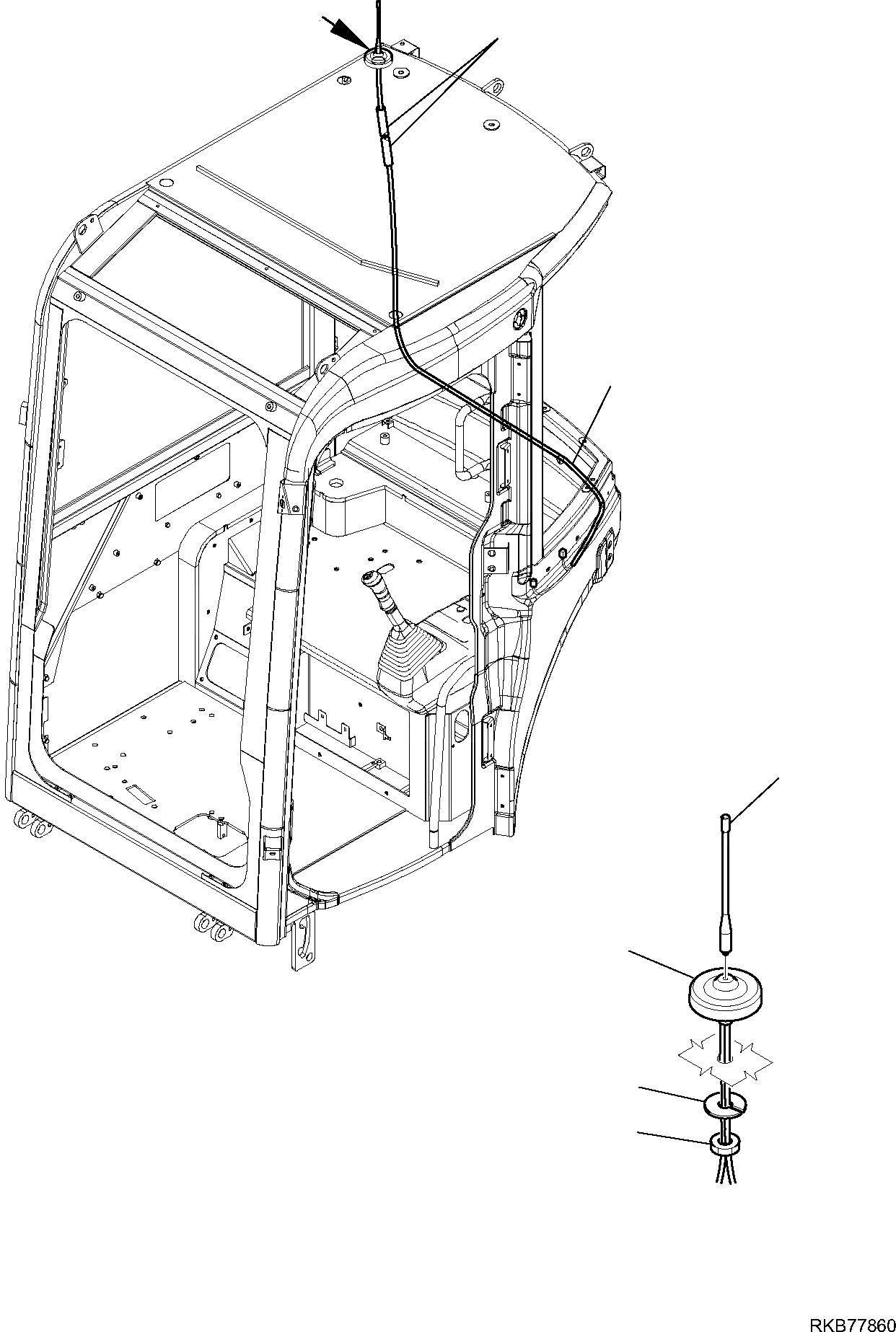 Схема запчастей Komatsu PC50MR-2 - ЭЛЕКТРИКА (KOMTRAX ЛИНИЯ) (КАБИНА) (/) КОМПОНЕНТЫ ДВИГАТЕЛЯ И ЭЛЕКТРИКА