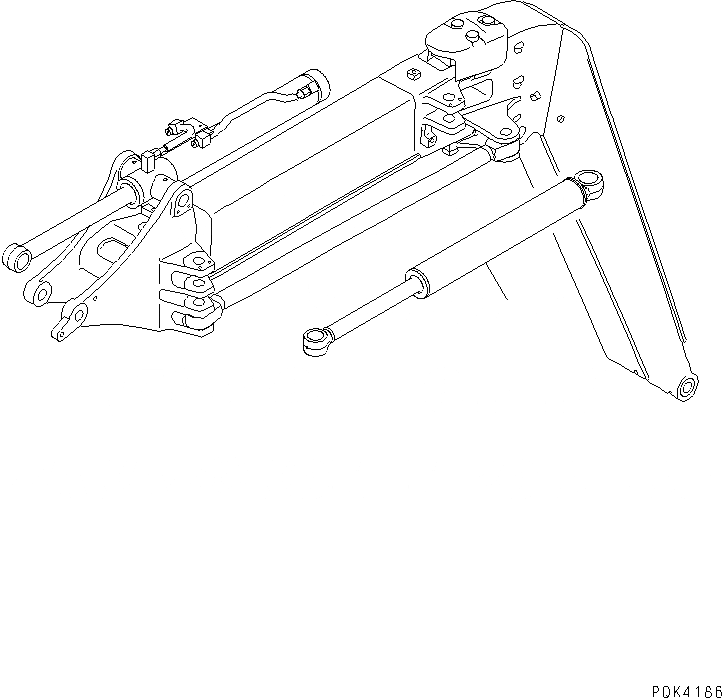 Схема запчастей Komatsu PC50UU-2 - OFFSET ЦИЛИНДР РАБОЧЕЕ ОБОРУДОВАНИЕ