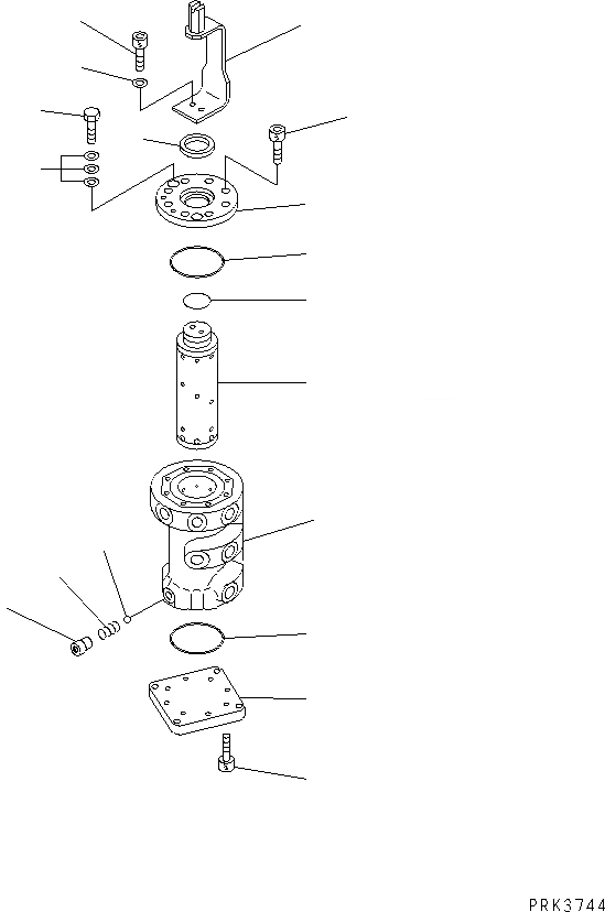 Схема запчастей Komatsu PC50UUM-2 - -WAY КЛАПАН (MULTIPLE PATTERN УПРАВЛ-Е) ОСНОВН. КОМПОНЕНТЫ И РЕМКОМПЛЕКТЫ