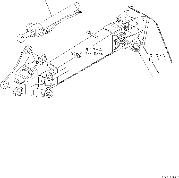 Схема запчастей Komatsu PC58UU-3 - ЦИЛИНДР РУКОЯТИ(СЕВ. АМЕРИКА СПЕЦ-Я.) РАБОЧЕЕ ОБОРУДОВАНИЕ