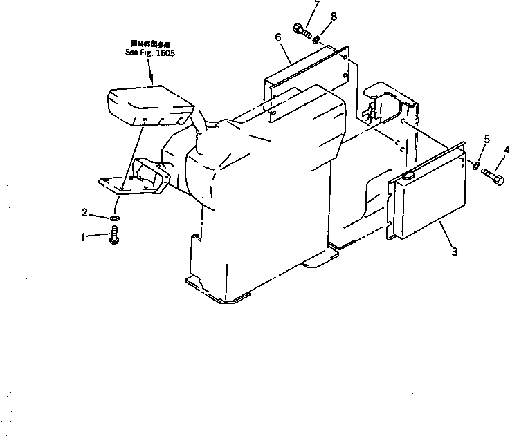 Схема запчастей Komatsu PC60-6 - ЭЛЕКТРИКА (ЛИНИЯ ПАНЕЛИ ПРИБОРОВ) (/) (INCLUDE ОТВАЛ  СПЕЦ-Я.) (ДЛЯ WRIST РЫЧАГ УПРАВЛ-Я) КОМПОНЕНТЫ ДВИГАТЕЛЯ И ЭЛЕКТРИКА