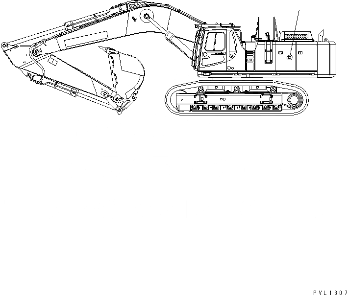 Схема запчастей Komatsu PC600-6A - ПЛАСТИНА (BY-PASS ЛИНИЯ)(№-) МАРКИРОВКА