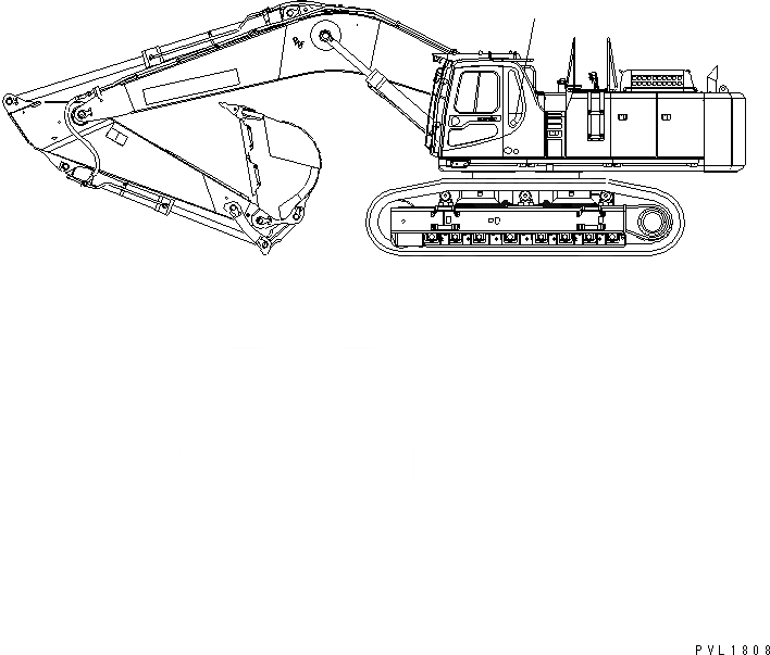 Схема запчастей Komatsu PC600-6A - ПЛАСТИНА (КАРЬЕРН MARK) МАРКИРОВКА