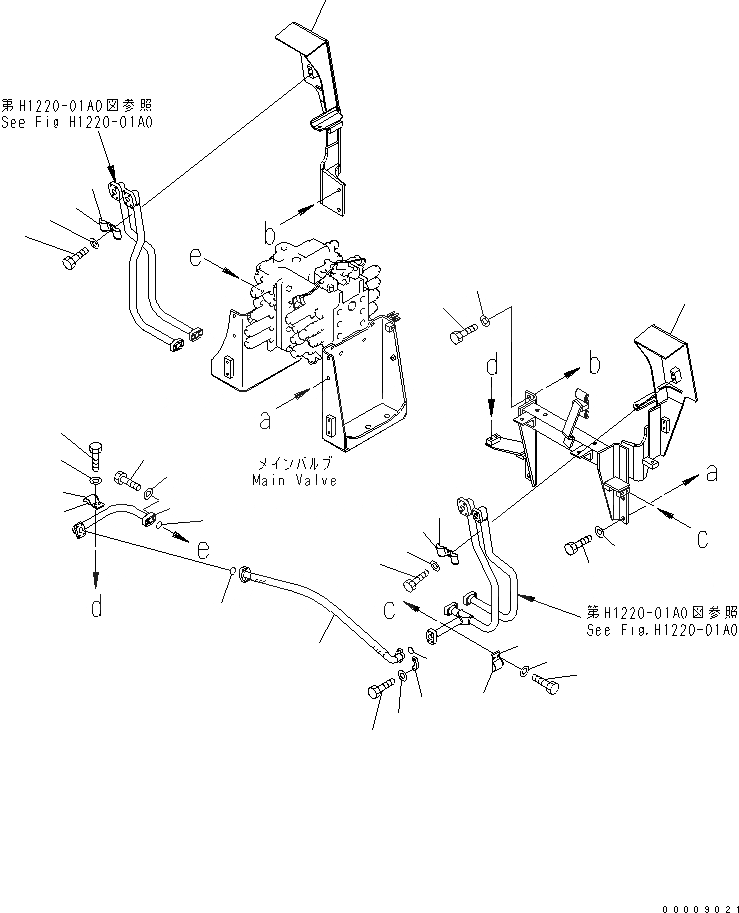 Схема запчастей Komatsu PC600-7 - РУКОЯТЬ И ЛИНИЯ КОВШАS (КОРПУС) ГИДРАВЛИКА