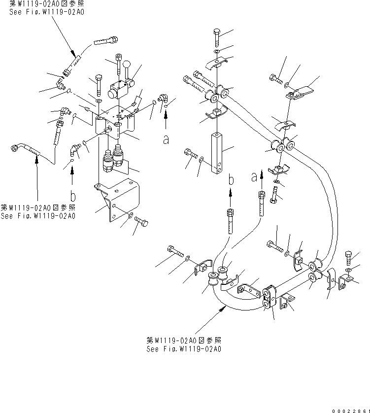 Схема запчастей Komatsu PC600-7 - СЪЕМ ПРОТИВОВЕСА (КЛАПАН)(№-) РАЗНОЕ